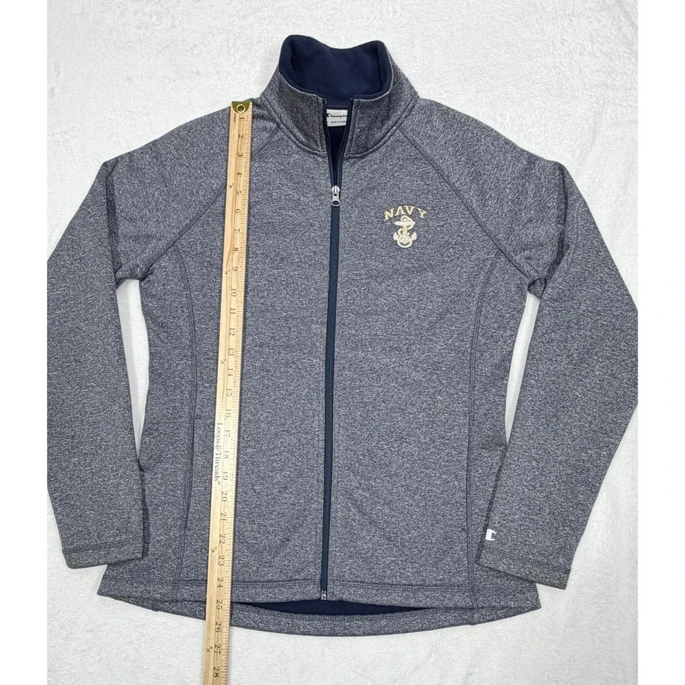 Champion Softshell US Navy Women's Small Jacket Blue Embroidered